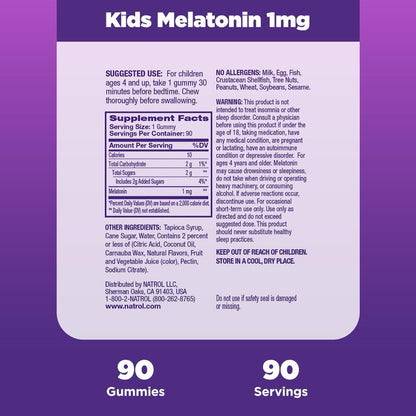 Natrol Melatonin Kids Gummies 1mg