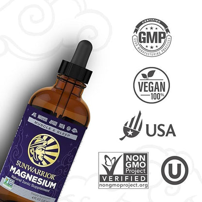Sunwarrior Magnesium Natural Ionic Supplement 118ml