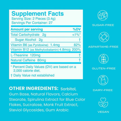 NeuroGum Energy & Focus, 9 Pieces