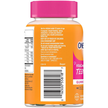 One A Day for Her Teen Multivitamins - 60 Gummies