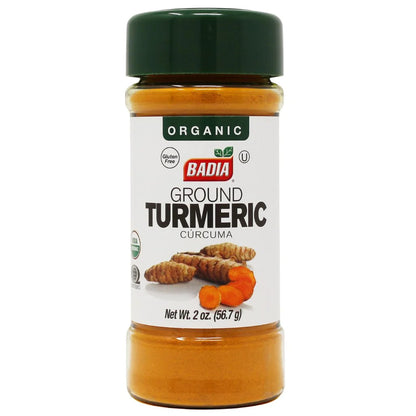 Badia Organic Ground Turmeric Spice - 56.7g