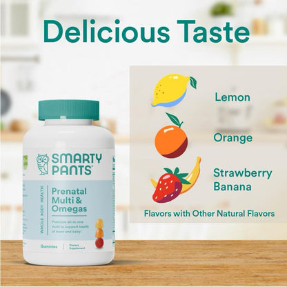 Smarty Pants Prenatal Multi & Omegas, 120 Gummies