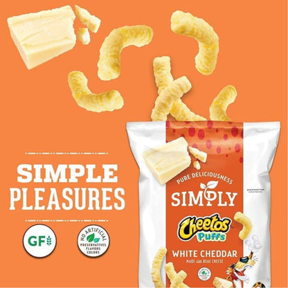 Simply Cheetos White Cheddar Puffs 226.8g