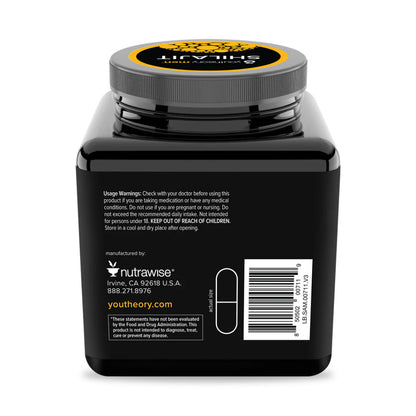 Youtheory Men Shilajit, 60 Vegan Capsules