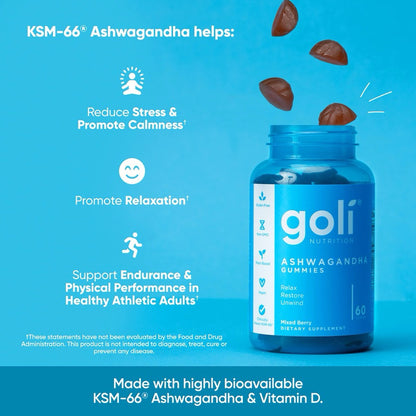 Goli Nutrition Ashwagandha Gummies