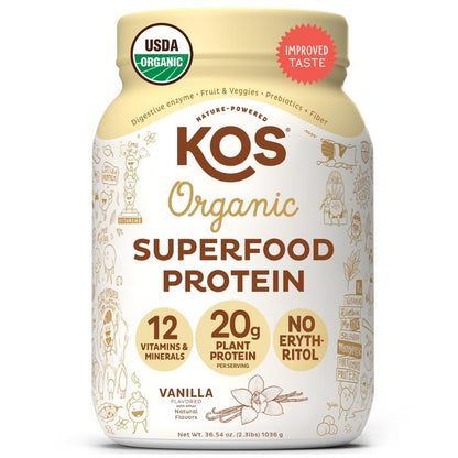 KOS Organic Vanilla Shake Plant Protein
