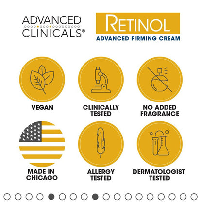 Advanced Clinicals Retinol Firming Cream 454g