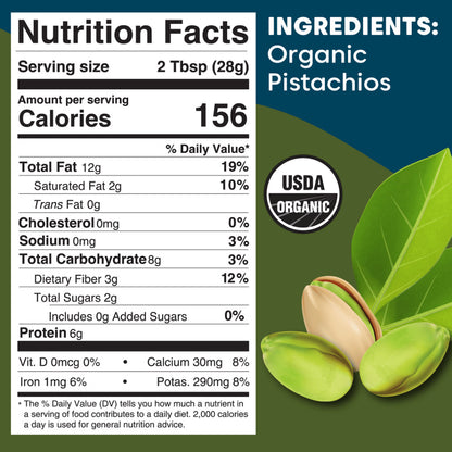 Wilderness Poets Raw Organic Pistachio Nut Butter 227g
