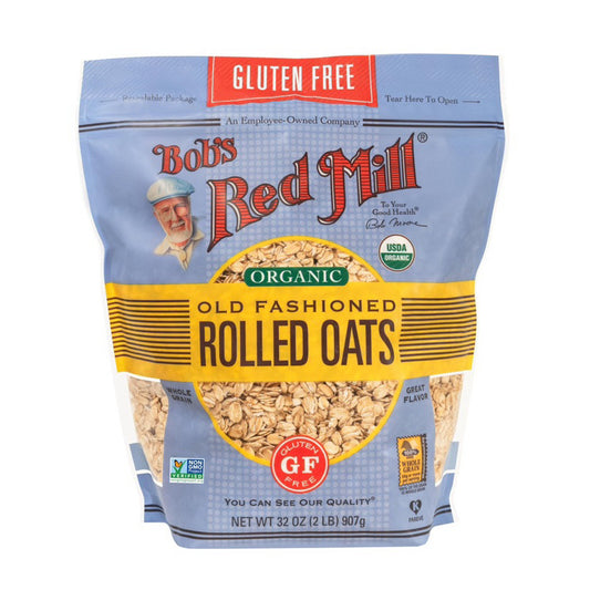 Bob's Red Mill Gluten Free Organic Old Fashioned Rolled Oats 907g