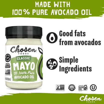 Chosen Foods Avocado Oil Classic Mayo 355ml