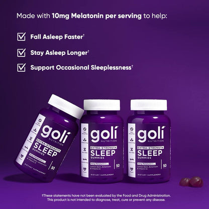 Goli Extra-Strength Sleep, 50 Gummies