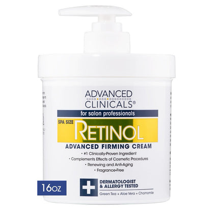 Advanced Clinicals Retinol Firming Cream 454g