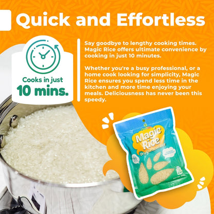 Nutrifam Magic Rice Dry Shirataki Rice 500g