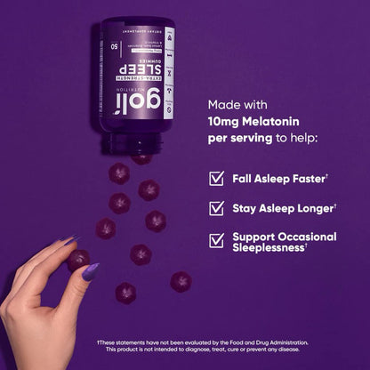 Goli Extra-Strength Sleep, 50 Gummies