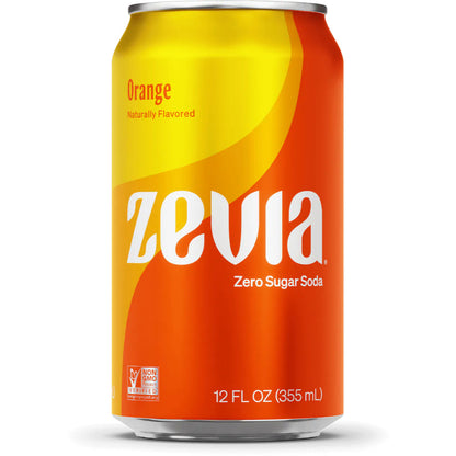 Zevia Naturally Sweetened Zero Calorie Soda 355ml