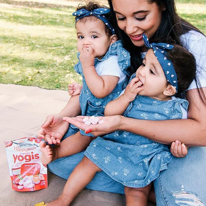 Happy Baby Organics Yogis, Freeze-Dried Yogurt & Fruit Snacks 28g