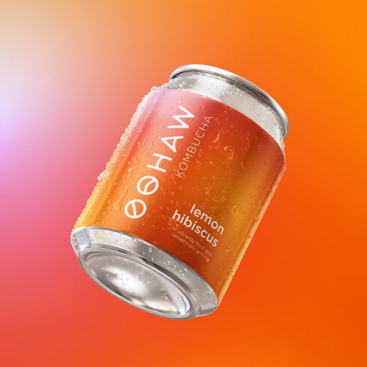Oohaw Lemon Hibiscus Kombucha