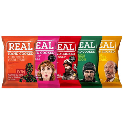 Real Hand Cooked Crisps 150g