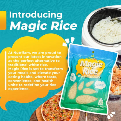 Nutrifam Magic Rice Dry Shirataki Rice 500g