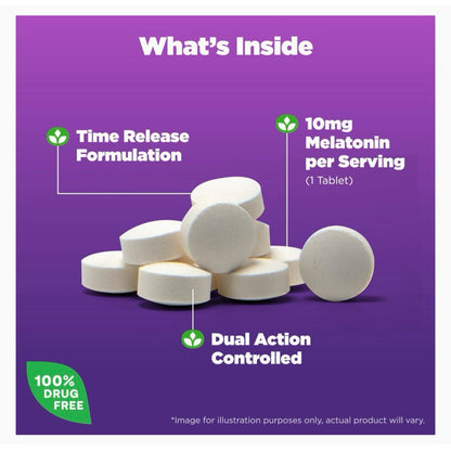 Natrol Advanced Sleep Melatonin 10mg, Time Release, 100 Tablets