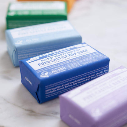 Dr. Bronner's Peppermint Pure-Castile Bar Soap 140g