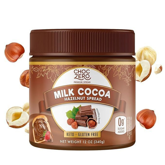 ChocZero Keto Milk Chocolate Hazelnut Spread 340g
