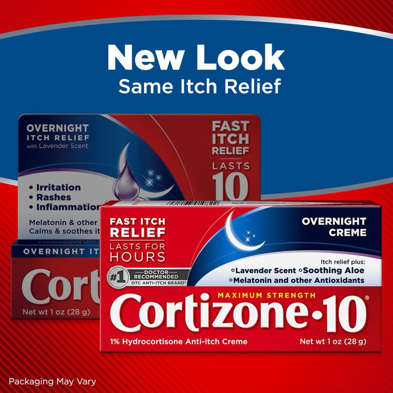 Cortizone-10 Overnight Itch Relief, Maximum Strength 28g