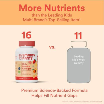 Smarty Pants Kids Multi & Omegas, 120 Gummies
