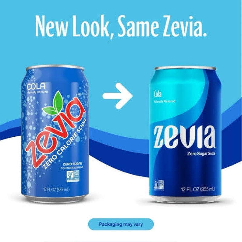 Zevia Naturally Sweetened Zero Calorie Soda 355ml