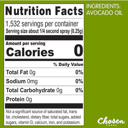 Chosen Foods Pure Avocado Oil Spray