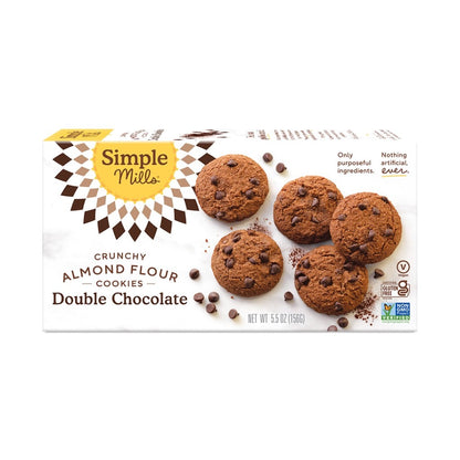 Simple Mills Crunchy Double Chocolate Almond Flour Cookies 156g