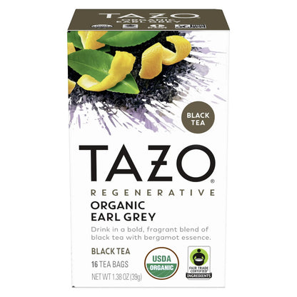 Tazo Tea Organic Black Tea, 16 Tea Bags