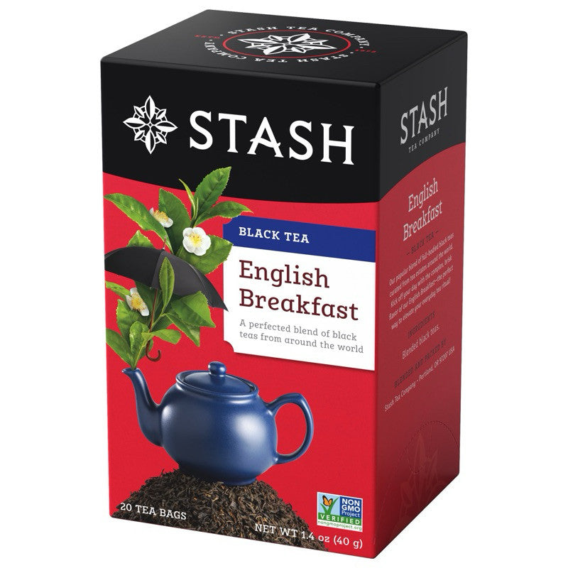 Stash English Breakfast Black Tea, 20 Tea Bags