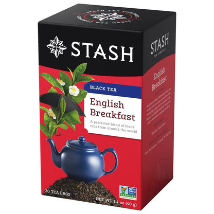 Stash English Breakfast Black Tea, 20 Tea Bags