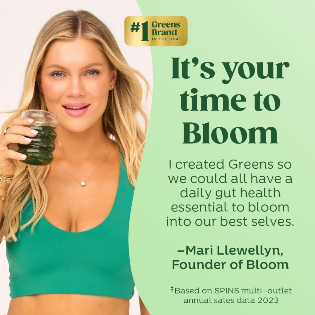 Bloom Greens & Superfoods Orange Passionfruit, 30 Servings