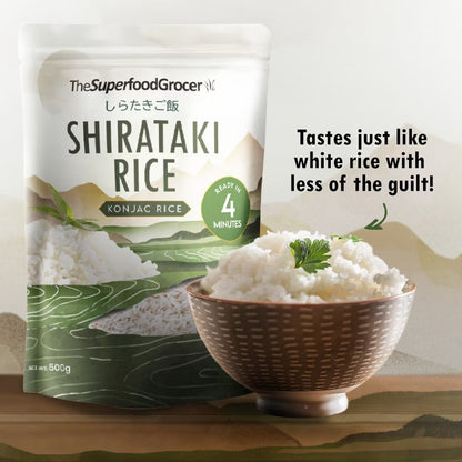 The Superfood Grocer Shirataki Konjac Rice 500g