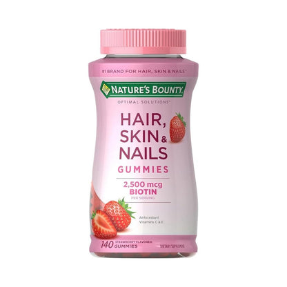 Nature's Bounty Hair, Skin & Nails Strawberry Gummies
