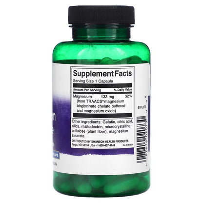 Swanson Albion Magnesium Glycinate 133 mg, 90 Capsules