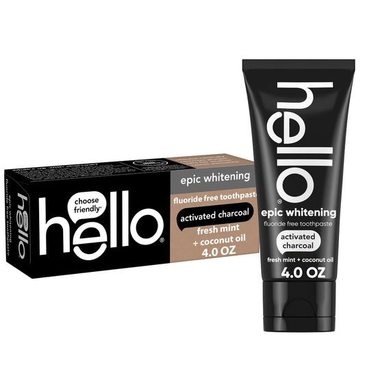Hello Epic Whitening Activated Charcoal Toothpaste 113g