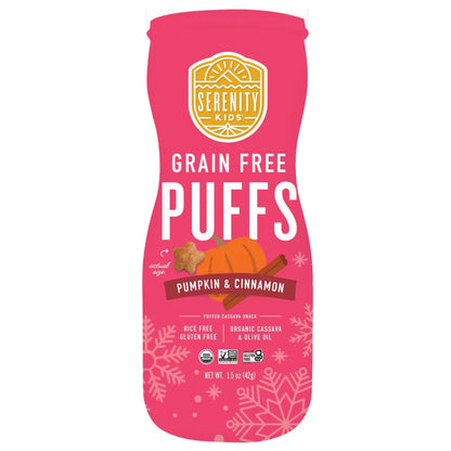 Serenity Kids Grain Free Pumpkin & Cinnamon Puffs 42g