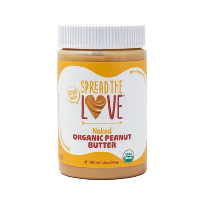 Spread the Love Naked Organic Peanut Butter 454g