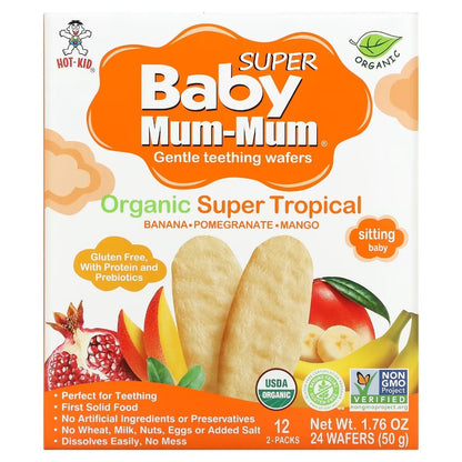 Hot Kid Baby Mum-Mum Gentle Teetthing Wafers 50g