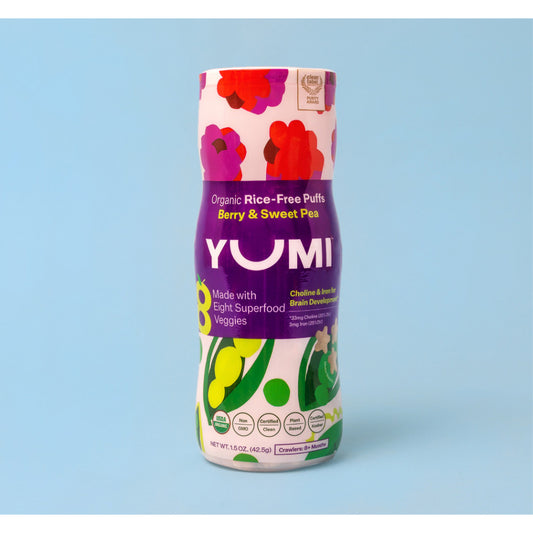 Yumi Berry & Sweet Pea Rice-Free Puffs 42.5g