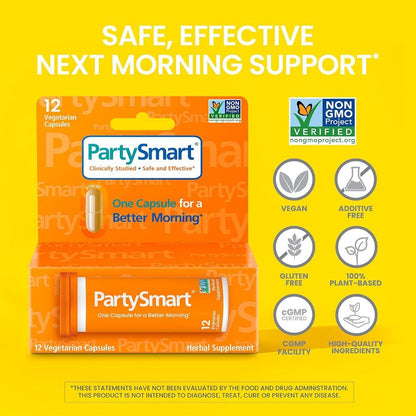 Himalaya PartySmart Capsule, 12 Capsules