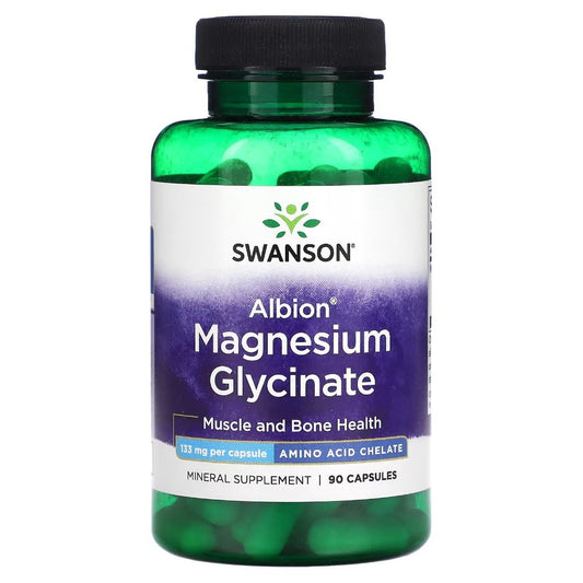 Swanson Albion Magnesium Glycinate 133 mg, 90 Capsules