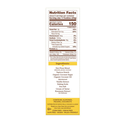 Simple Mills Toasted Pecan Crunchy Almond Flour Cookies 156g