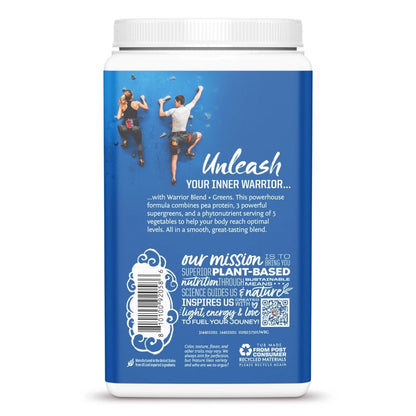 Sunwarrior Unflavored Warrior Blend Protein + Greens 750g