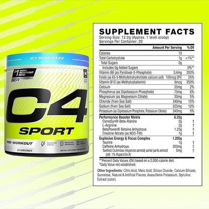 Cellucor C4 Sport Pre-Workout 244g
