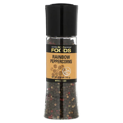 California Gold Nutrition Foods Peppercorns Grinder