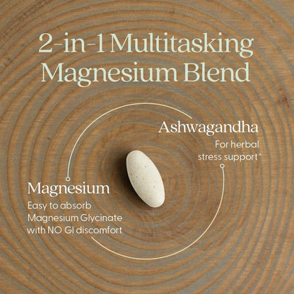 New Chapter Magnesium + Ashwaghanda, 60 Capsules